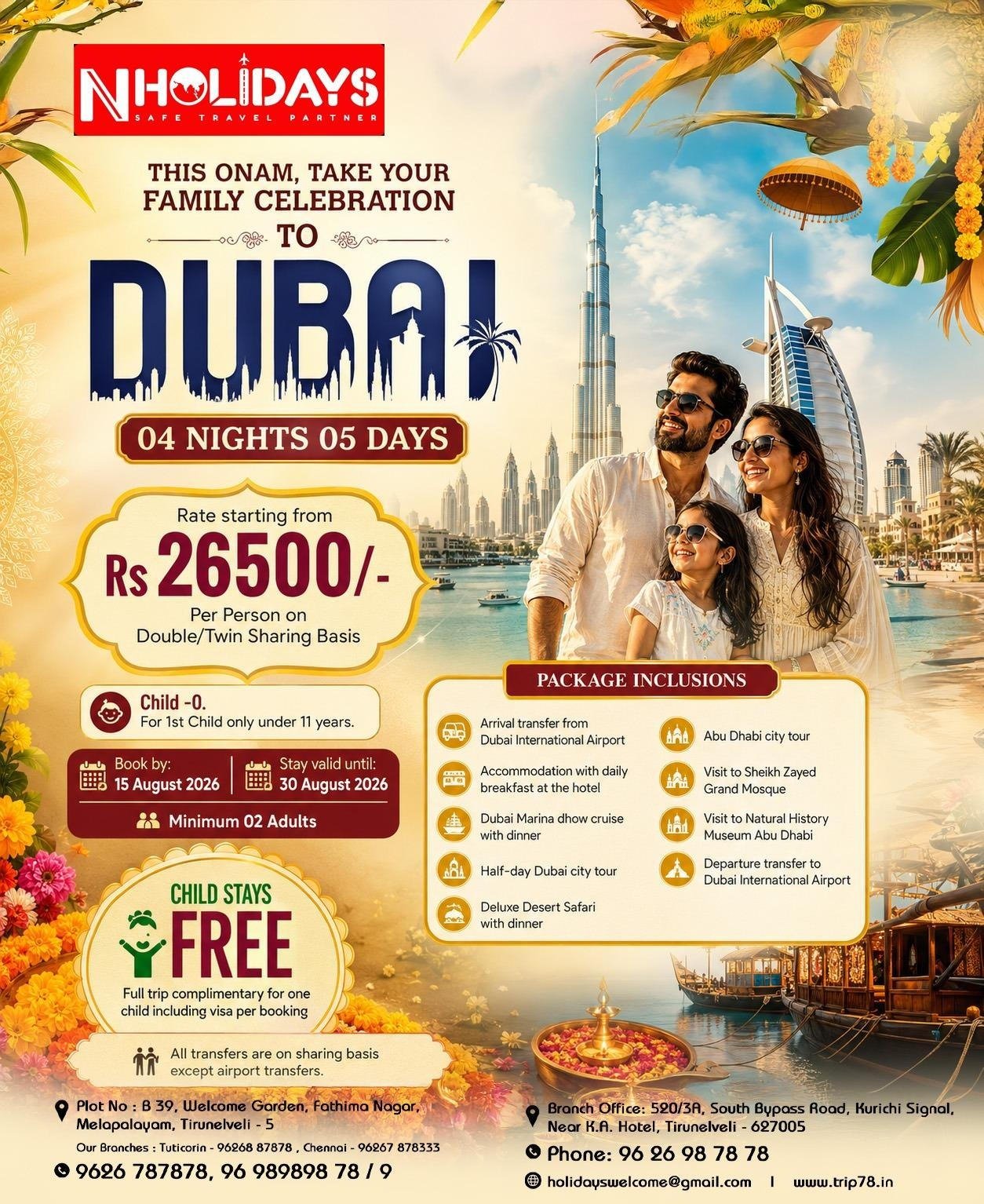 Skyline Serenade: Premium Dubai Getaway